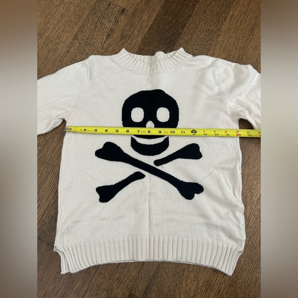 Banjo & Matilda Silk/Cashmere Skull Sweater, XS - Picture 4 of 5